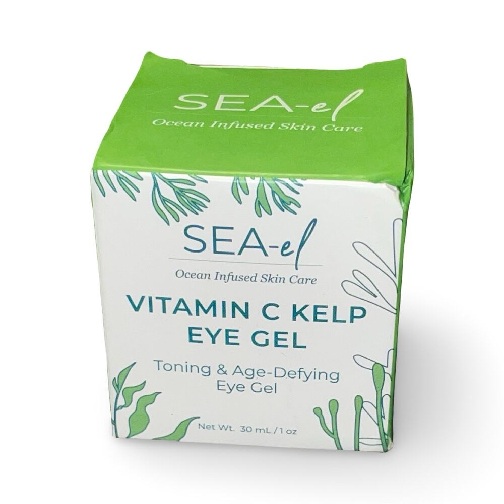 Sea-el Vitamin C Kelp Eye Gel Toning Age Defying Skincare 1oz 30ml New Wear